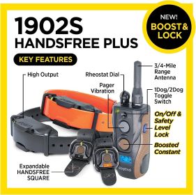 Dogtra 1902S HANDSFREE Plus Boost and Lock Remote Dog Training E-Collar